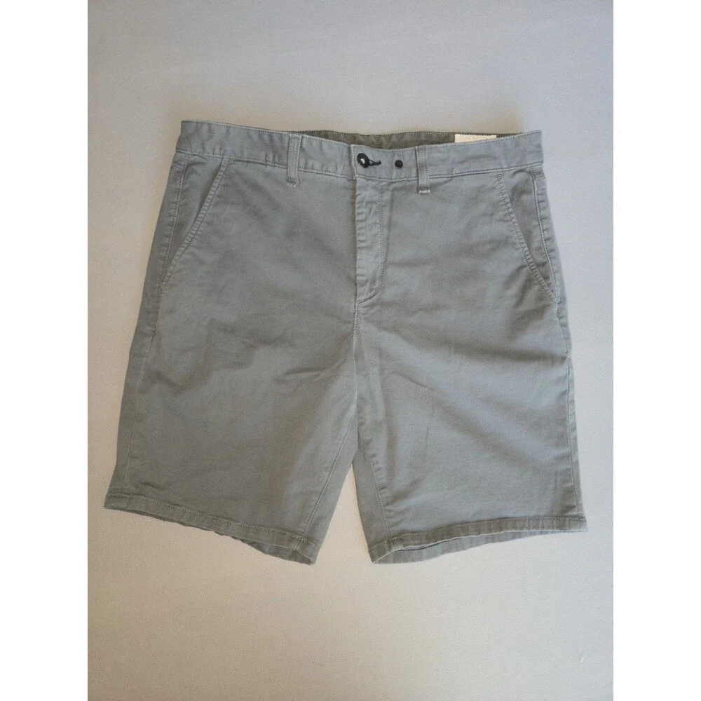 Rag & Bone Mens Chino Shorts Size 33 Gray Cotton Stretch Made in USA